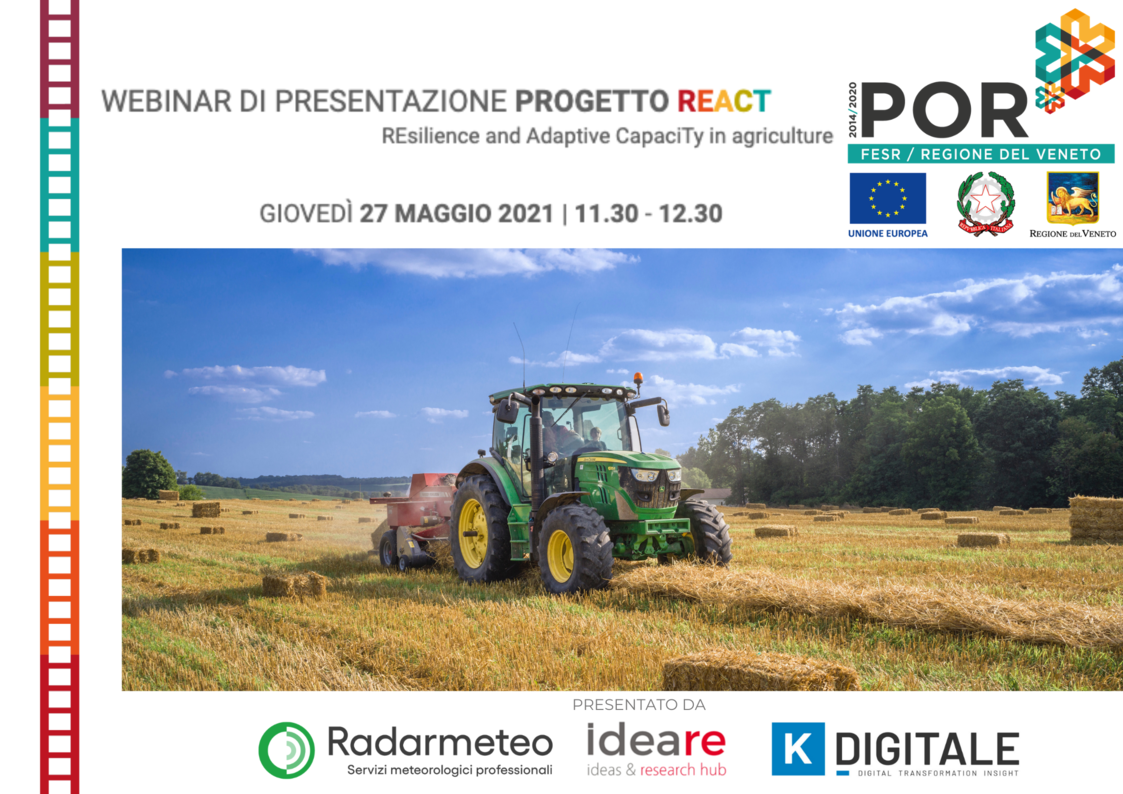 Webinar progetto react di Radar Meteo