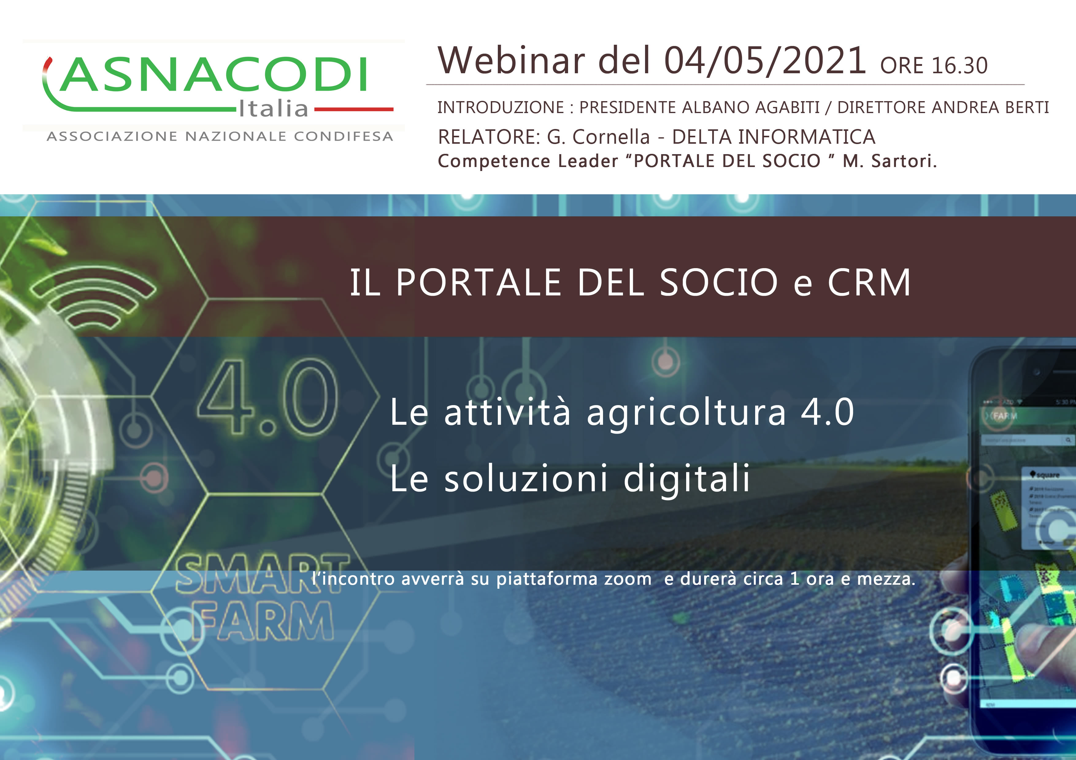 Webinar - il portale socio e crm