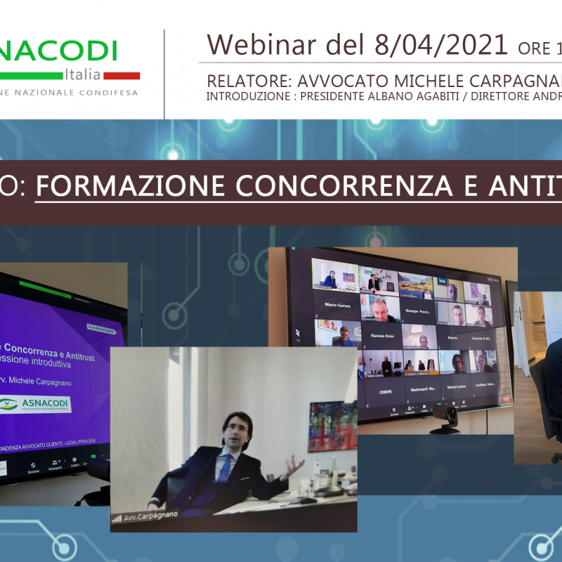 Webinar con l'avvocato Michele Carpagnano