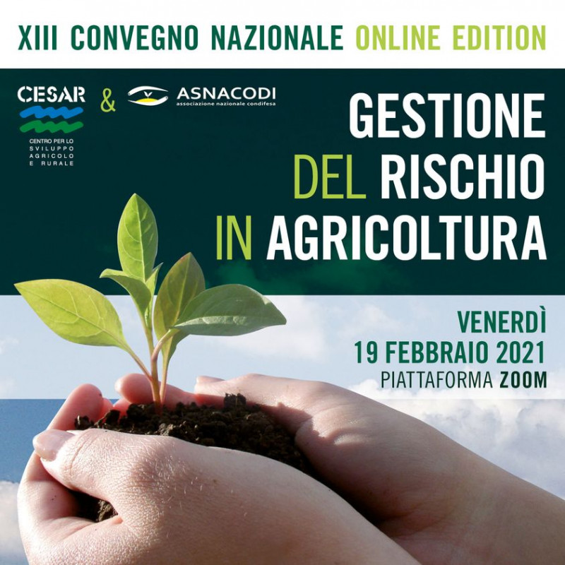 XIII convegno nazionale su gestione del rischio in agricoltura