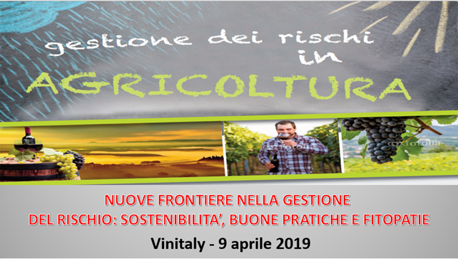 9 aprile - anche asnacodi e condifesa saranno presenti al vinitaly 2019