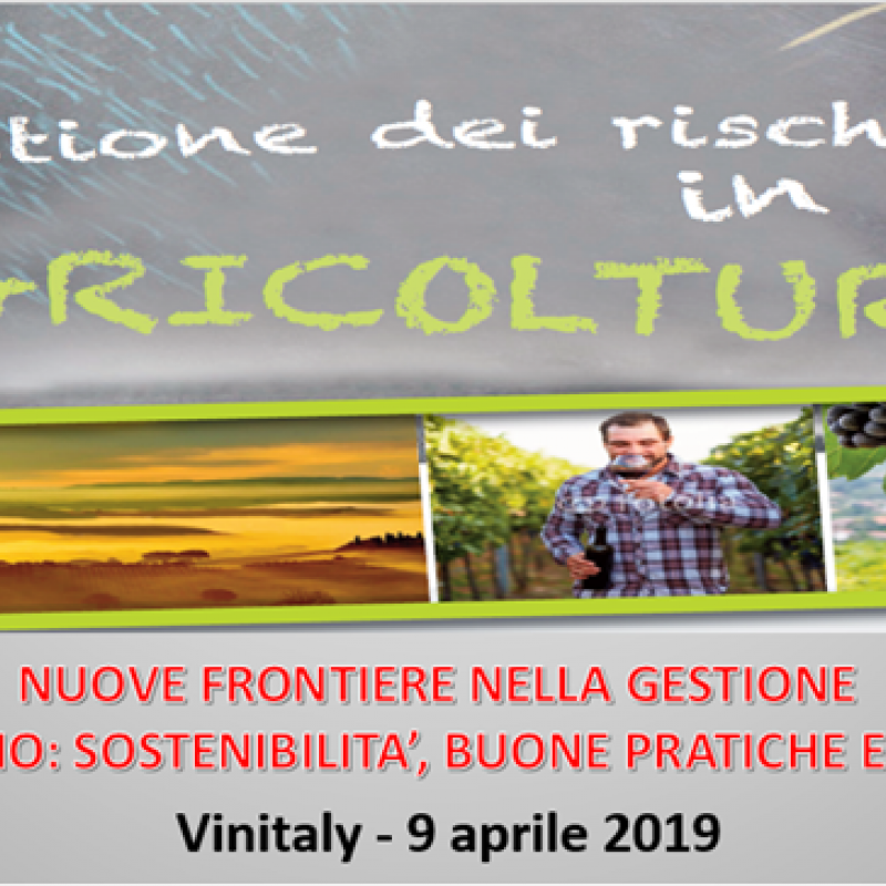 9 aprile - anche asnacodi e condifesa saranno presenti al vinitaly 2019