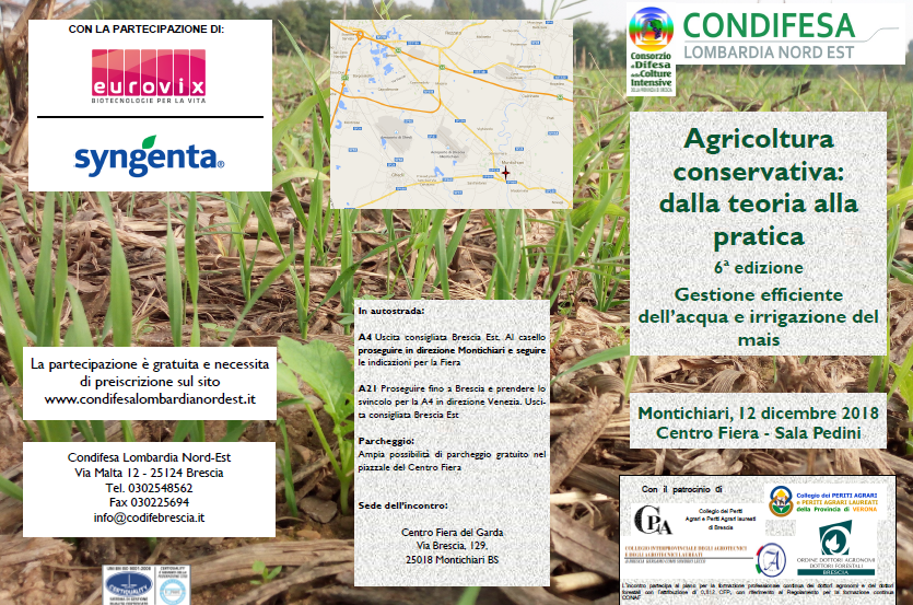 Agricoltura conservativa: dalla teoria alla pratica