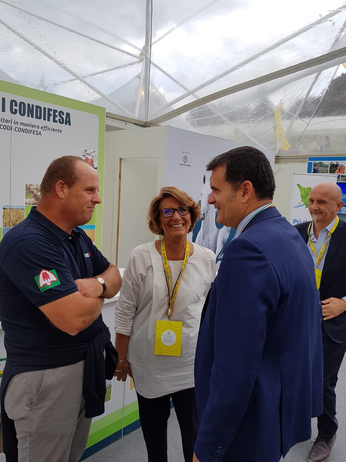 Villaggio coldiretti - visite allo stand di asnacodi e workshop gestione del rischio