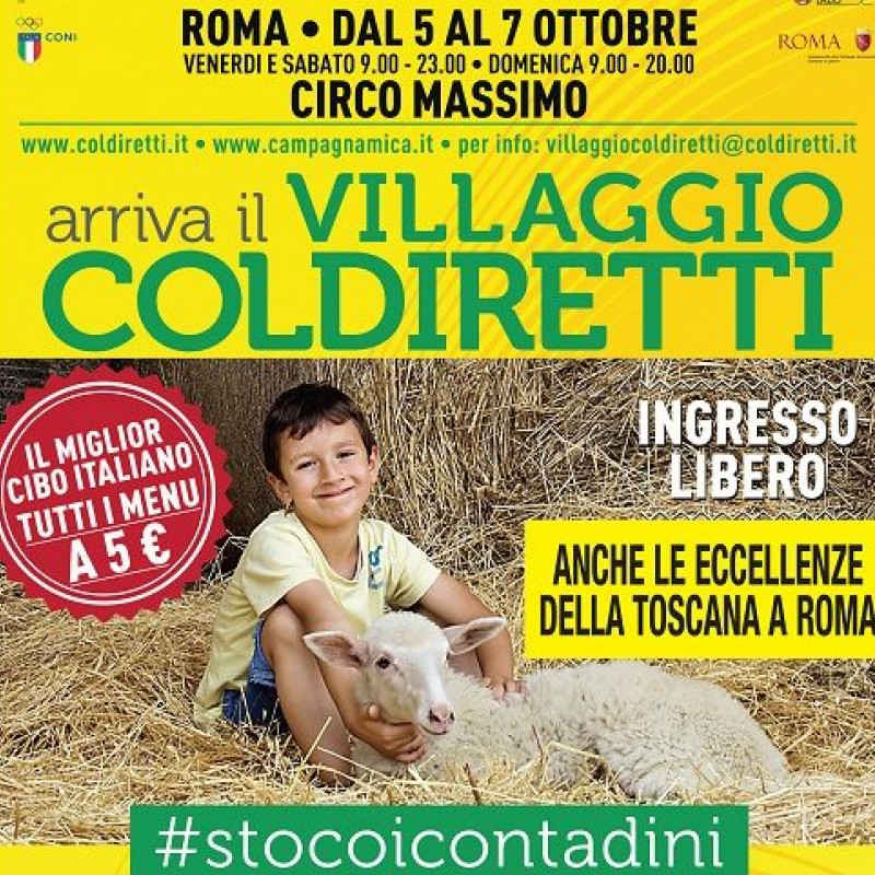 Coldiretti: a roma il più grande villaggio dell’agricoltura d’italia