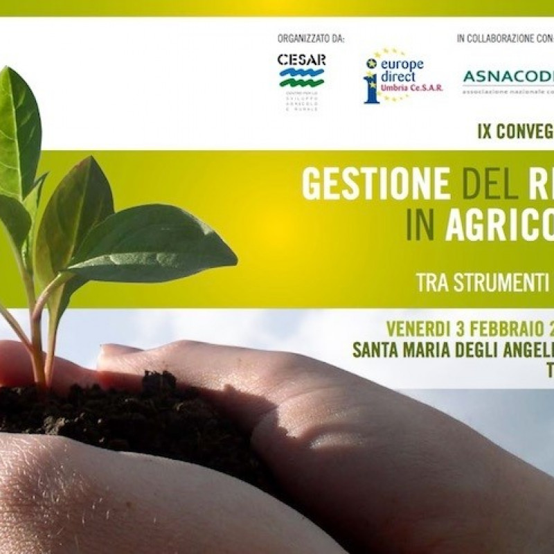 IX convegno nazionale sulla gestione del rischio in agricoltura