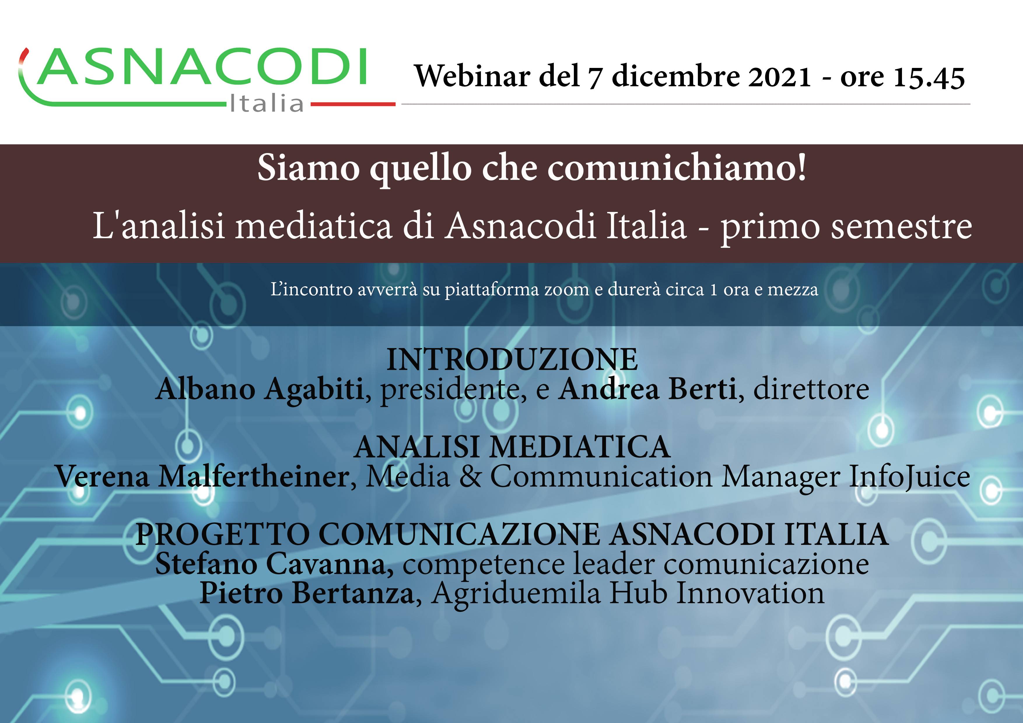 [Webinar] Siamo quello che comunichiamo! L'analisi mediatica di Asnacodi Italia - primo semestre