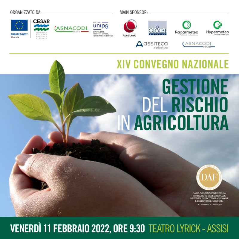 XIV Convegno Nazionale sulla gestione del rischio in agricoltura