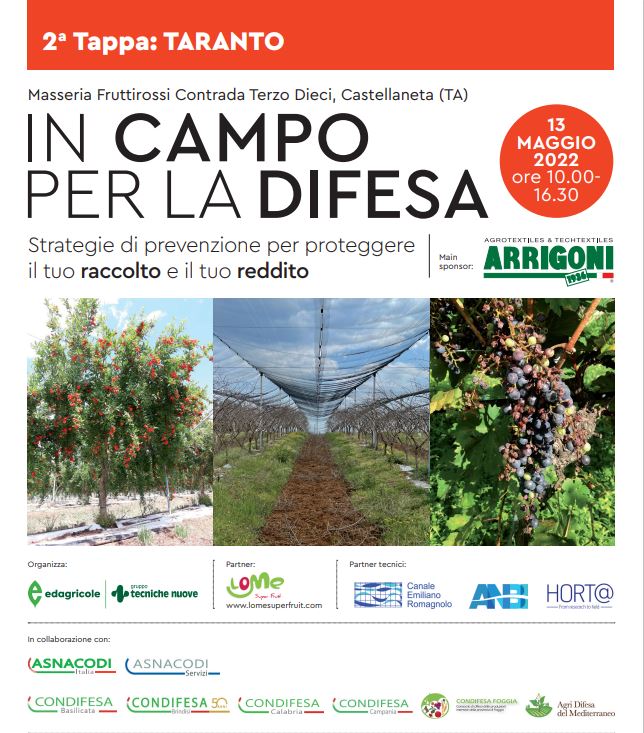 IN CAMPO PER LA DIFESA 2° TAPPA - Strategie di prevenzione per proteggere il tuo raccolto e il tuo reddito