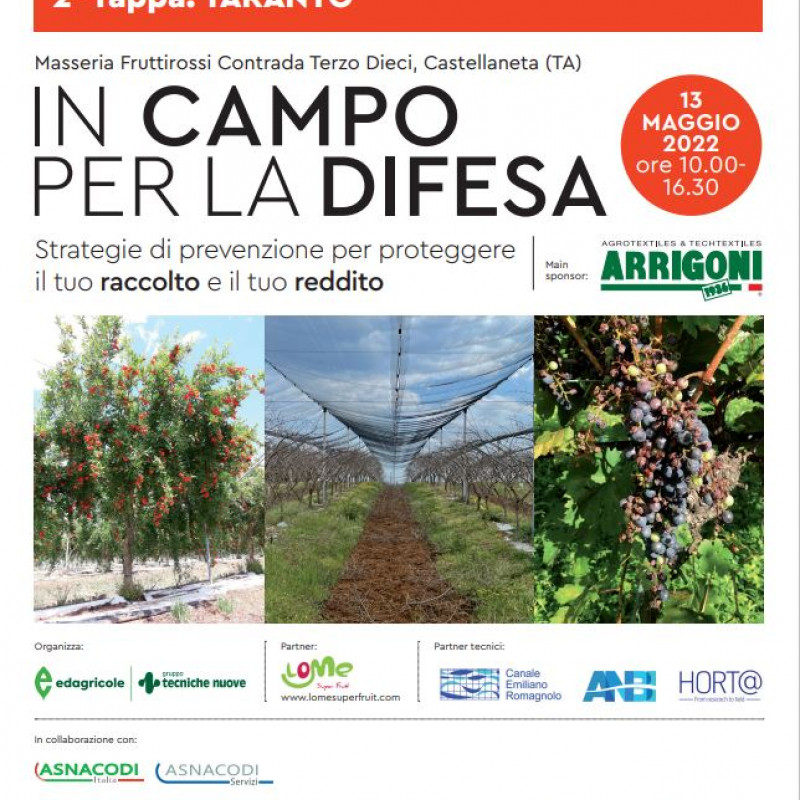 IN CAMPO PER LA DIFESA 2° TAPPA - Strategie di prevenzione per proteggere il tuo raccolto e il tuo reddito