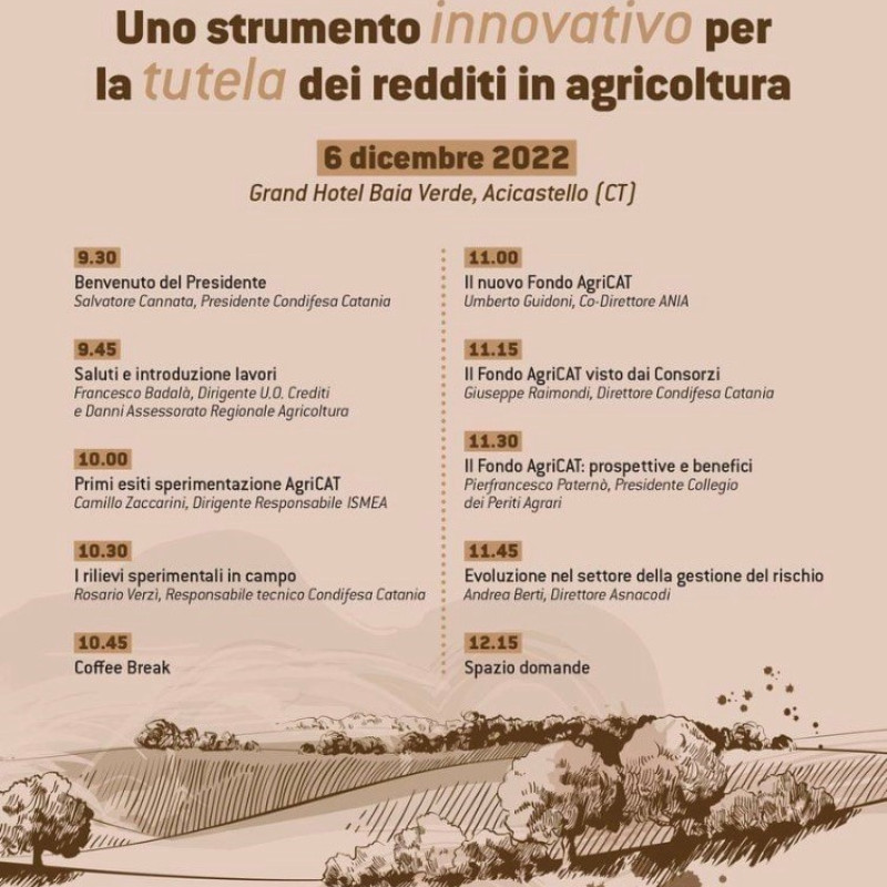 Fondo Agricat 2023 - Uno strumento innovativo per la tutela dei redditi in agricoltura