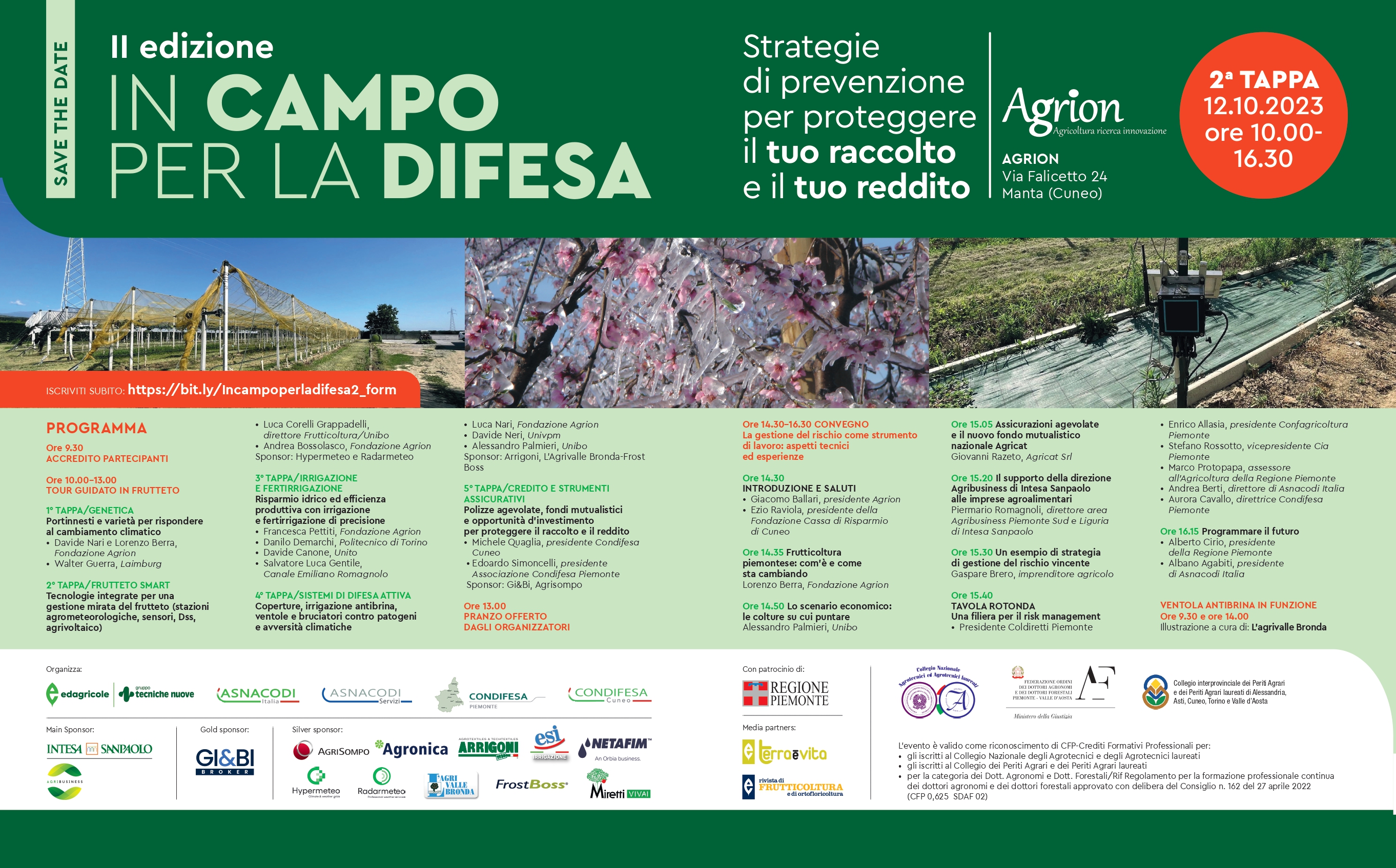 IN CAMPO PER LA DIFESA - II EDIZIONE - Strategie di prevenzione per proteggere il tuo raccolto e il tuo reddito