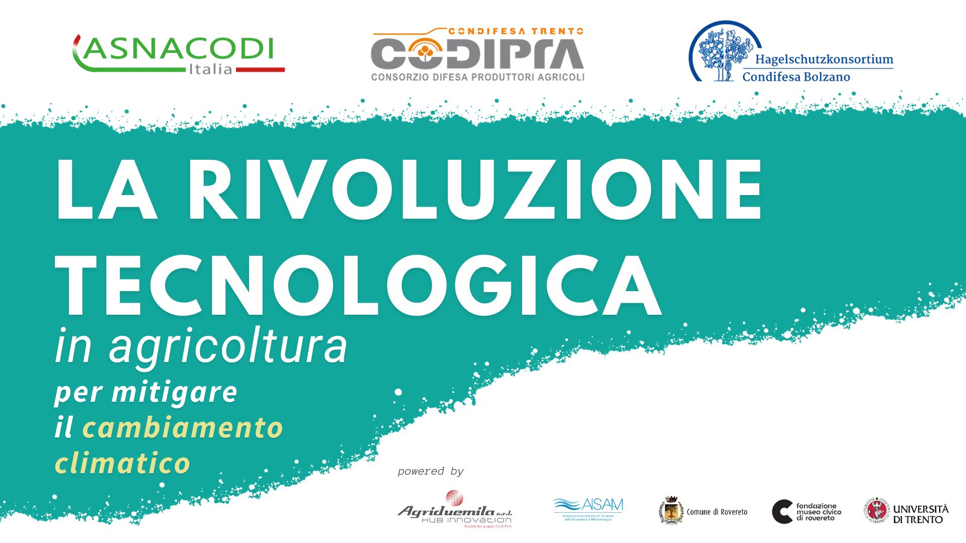 Festival Meteorologia - "La Rivoluzione tecnologica in agricoltura: mitigare il cambiamento climatico"